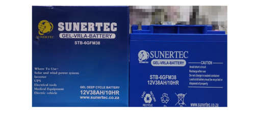 12V 38AH Gel Battery