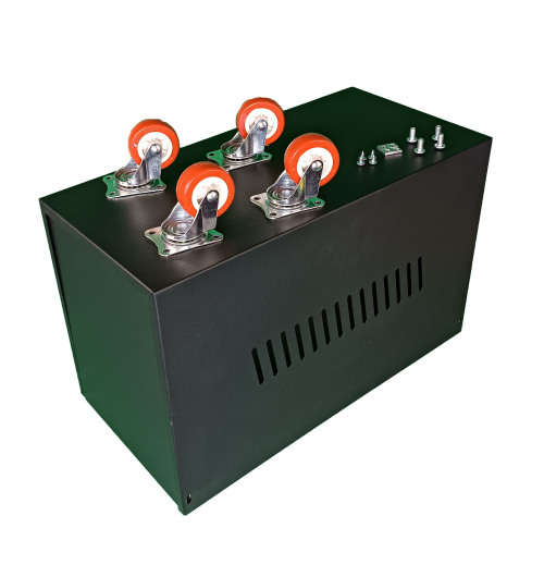 Steel Solar Battery box on Wheels C1 for 1 x 100ah battery