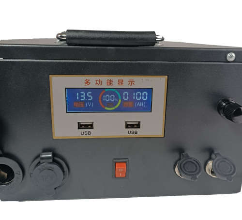 12V 100ah Lithium ion battery with LifePo4 battery manager and 2 x usb ports