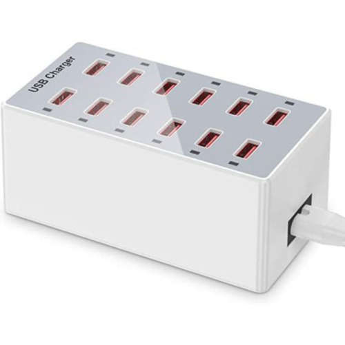 12-Ports USB Charging Station