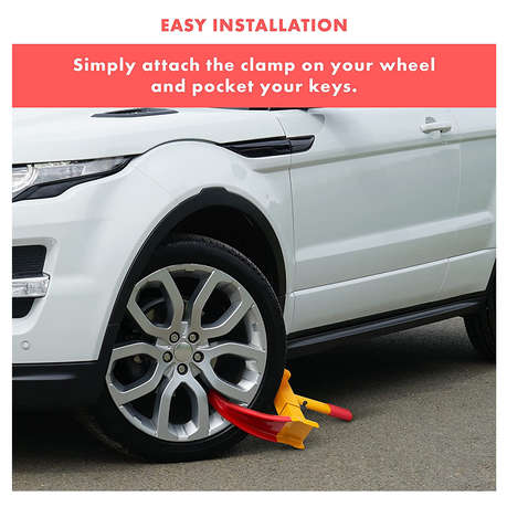 Heavy Duty Anti-Theft Car Wheel Lock Clamp