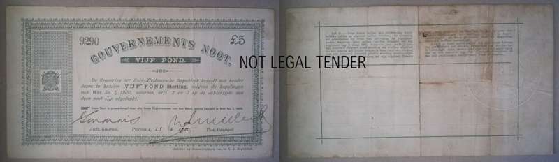 5 POUND/POND - 1900 GOUVERNEMENT  - 5 POUND/POND (No9290)