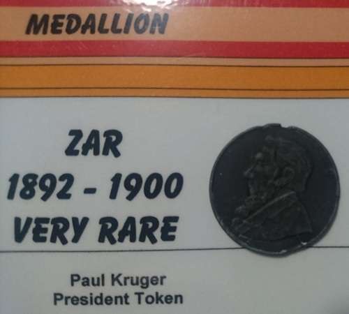 VERY RARE PAUL KRUGER MEDALLION