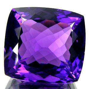 HUGE!! CERTIFIED!! 40.80ct CUSHION CUT PURPLE AMETHYST