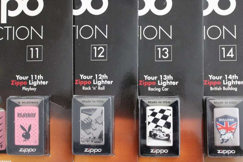 Zippo DeAgostini Collection - Complete with 80 Lighters & Display Case