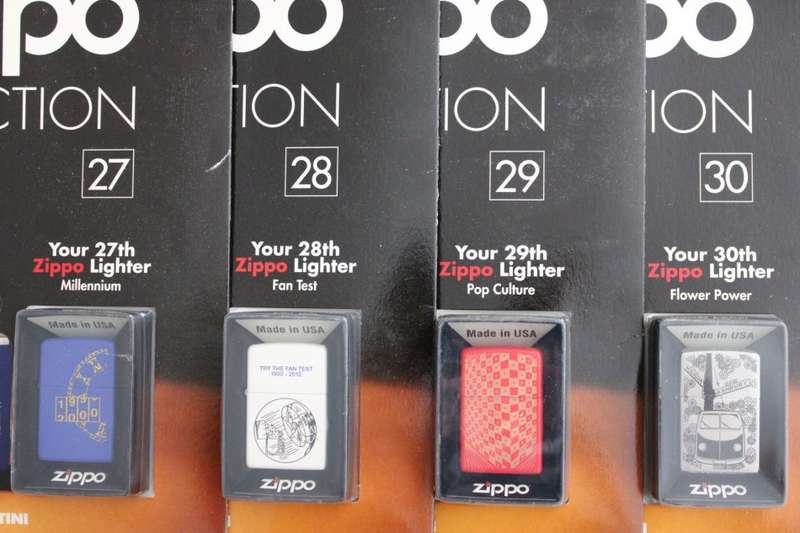 Zippo DeAgostini Collection - Complete with 80 Lighters & Display Case