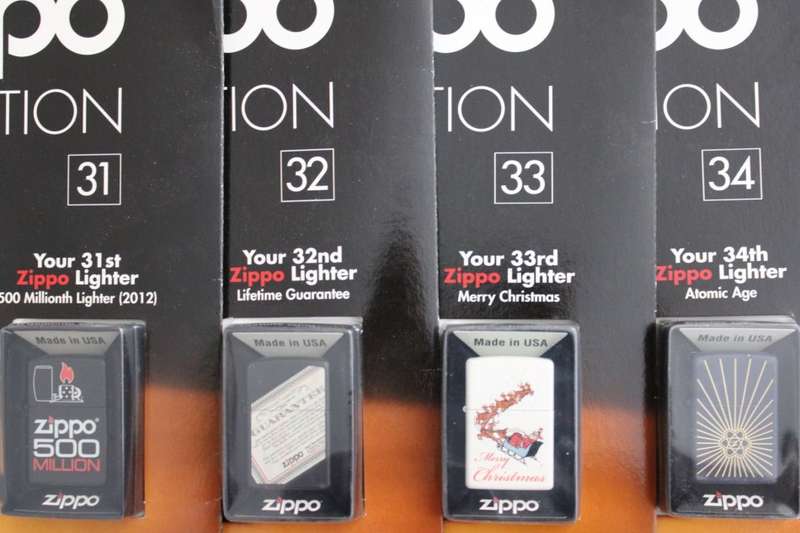 Zippo DeAgostini Collection - Complete with 80 Lighters & Display Case
