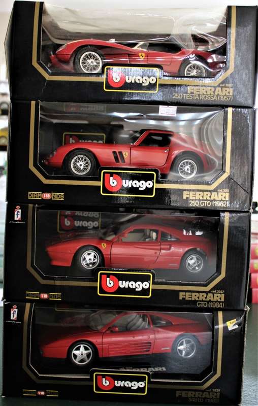 Bburago - 4x Ferrari 1:18