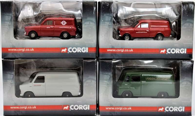 Corgi - 4x Trackside Vehicles in Set LT1004 - London Transport Set