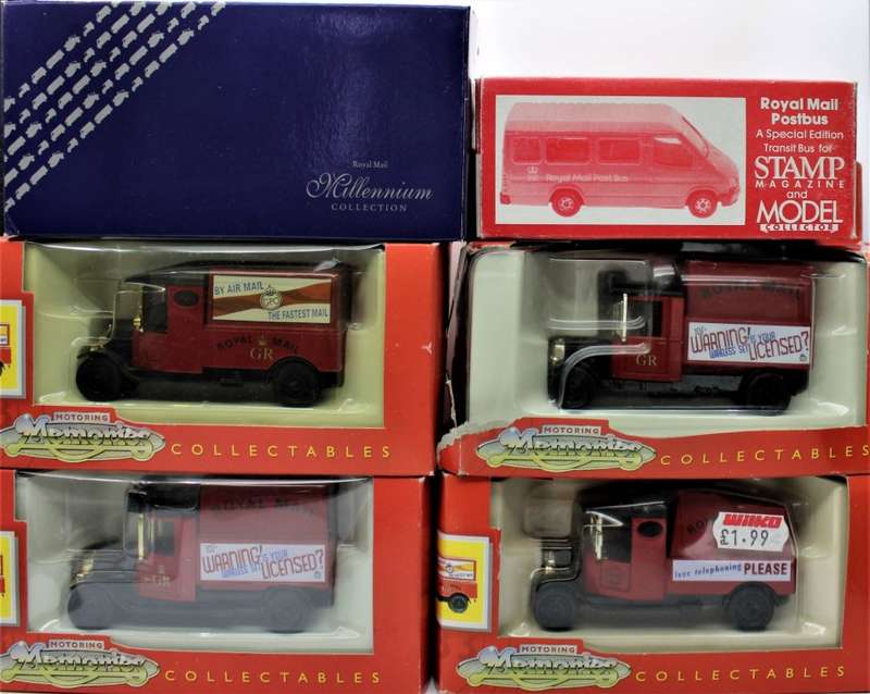 Corgi - 10x Royal Mail vehicles - Some duplicates - Mint