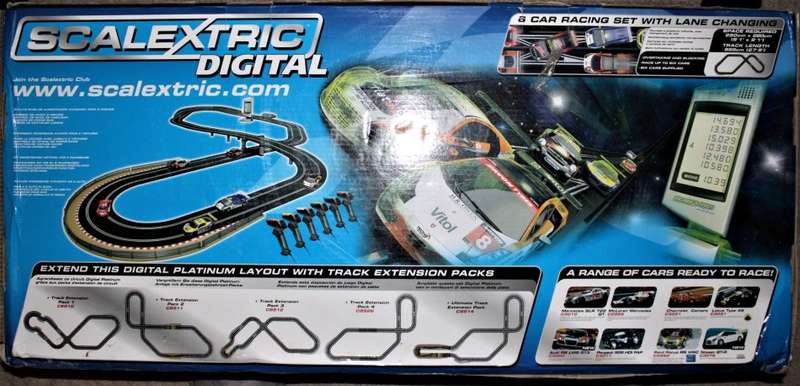 Scalextric Digital Platinum 6 Car Set - 8.55 Meter Track - 2x Audi R8, 2x Porsche, 2x Lamborghini