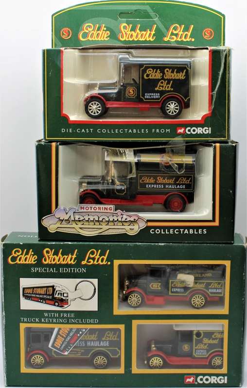 Corgi - 5x Eddie Stobart Vehicles - 1x Special Edition with Keyring