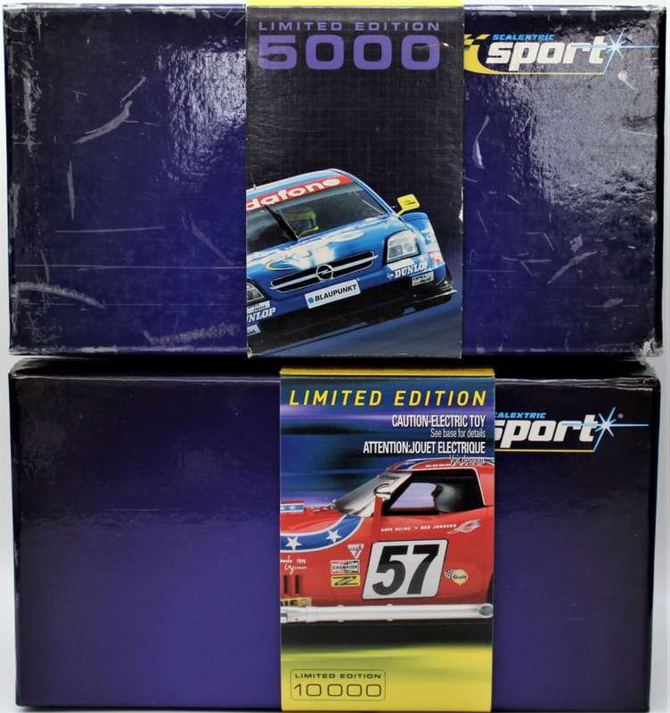 SCALEXTRIC - TWO Limited Editions - Chevrolette Corvette L-88 & Opel Vektra GTS V8