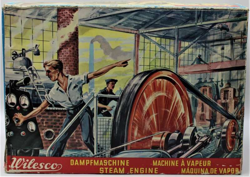 Wilesco D5 Working Steam Engine with Box