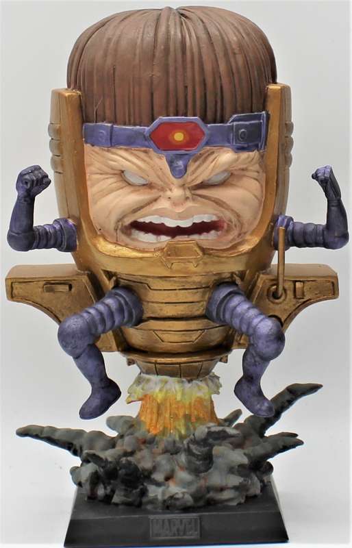 Marvel Eaglemoss Figurines - 3x Lead Cast Figures - Blob, The Destroyer & M.O.D.O.K.