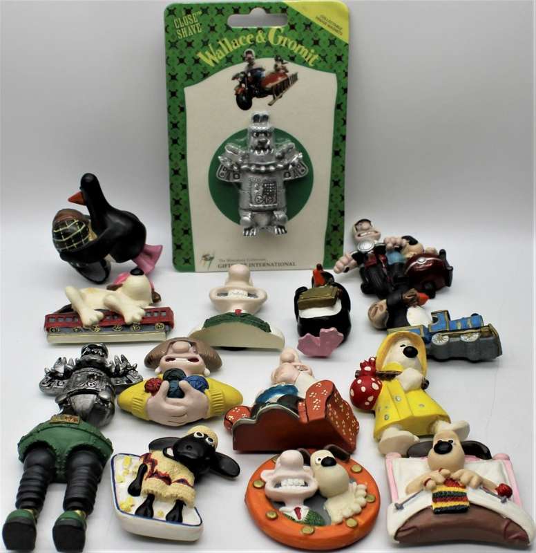 Wallace & Gromit - 15x 3D Resin  Fridge Magnets