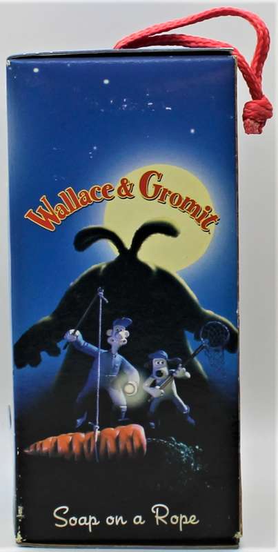 Wallace & Gromit - Soap Dish, 2x Soap & holder & Soap-On-A-Rope