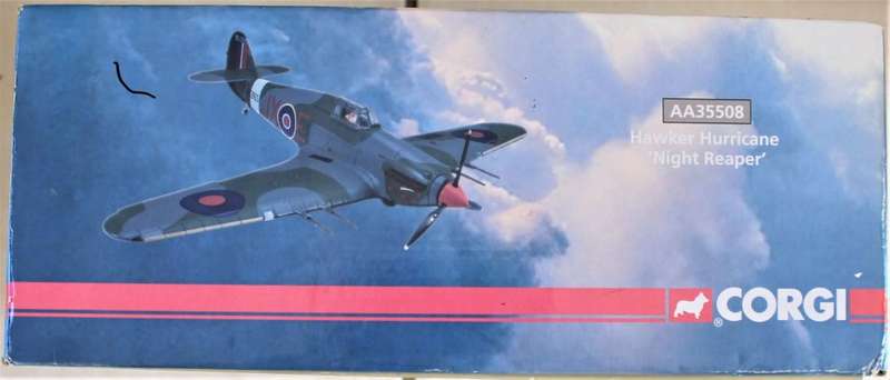 Corgi - Limited Edition 1:32 Hawker Hurricane "Night Reaper" - Battle of Britain Memorial Flight
