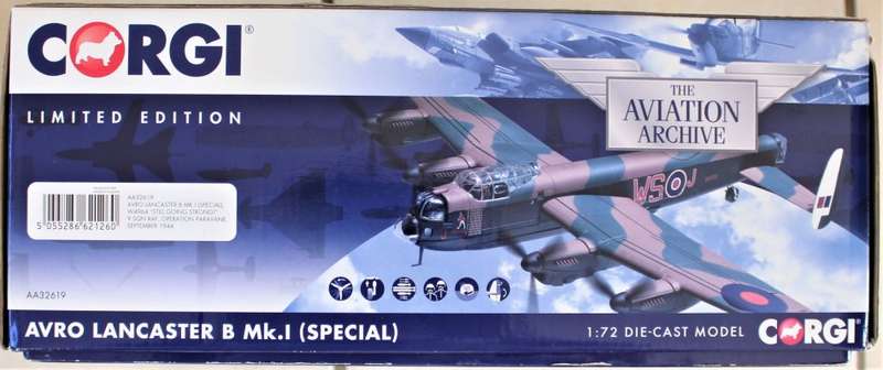 Corgi - Limited Edition 1:72 Avro Lancaster B Mk.1 (Special) 9 SQN RAF - 43cm Wingspan!!