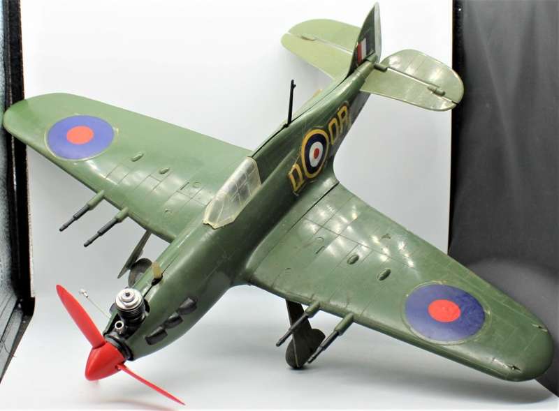 Keil Kraft - RARE! Boxed RAF Hurricane - Ready-To-Fly Glowplug Engine Aeroplane - 1970's