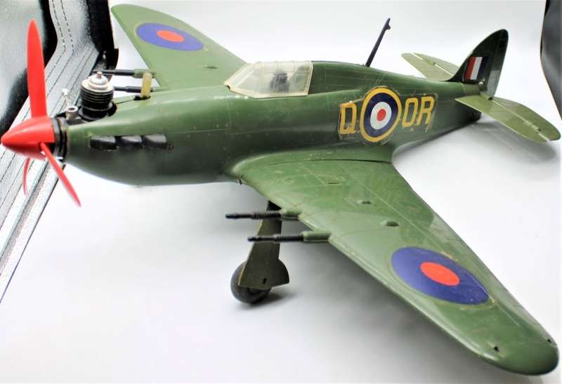 Keil Kraft - RARE! Boxed RAF Hurricane - Ready-To-Fly Glowplug Engine Aeroplane - 1970's
