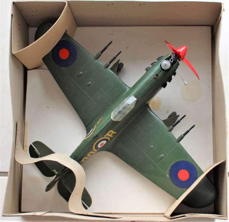 Keil Kraft - RARE! Boxed RAF Hurricane - Ready-To-Fly Glowplug Engine Aeroplane - 1970's