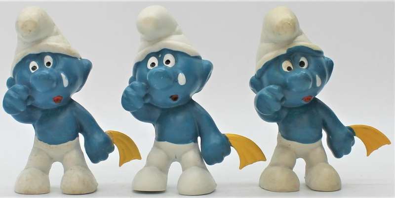 Smurf - 20018 - 4x Crying Smurfs - 2 Varieties