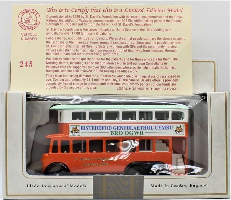 Lledo - LOT 4 - 11x Scarce 1928 E6 Karrier Trolley Buses incl. 5x Certficated Limited Editions