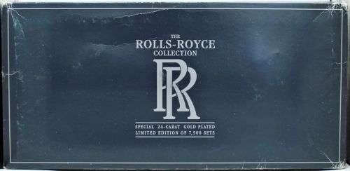 Lledo - Limited Edition - 24ct Gold-Plated 3-Piece Rolls-Royce Set - Boxed