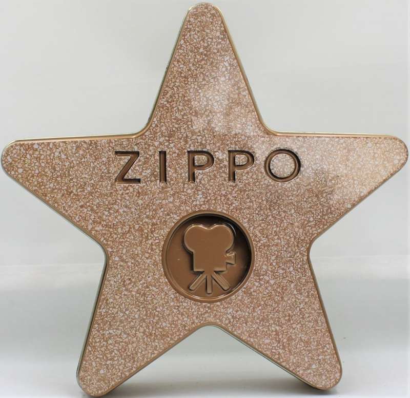 Zippo - Two Original Boxed Zippo Collectables - ""Hollywood's Leading Light"" & ""American Classic""