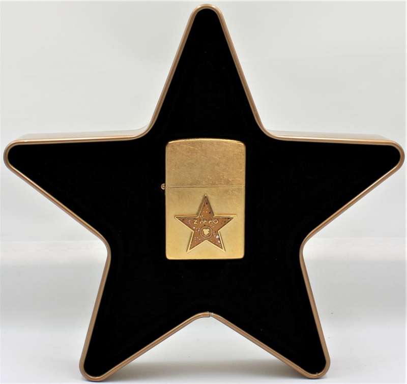 Zippo - Two Original Boxed Zippo Collectables - ""Hollywood's Leading Light"" & ""American Classic""