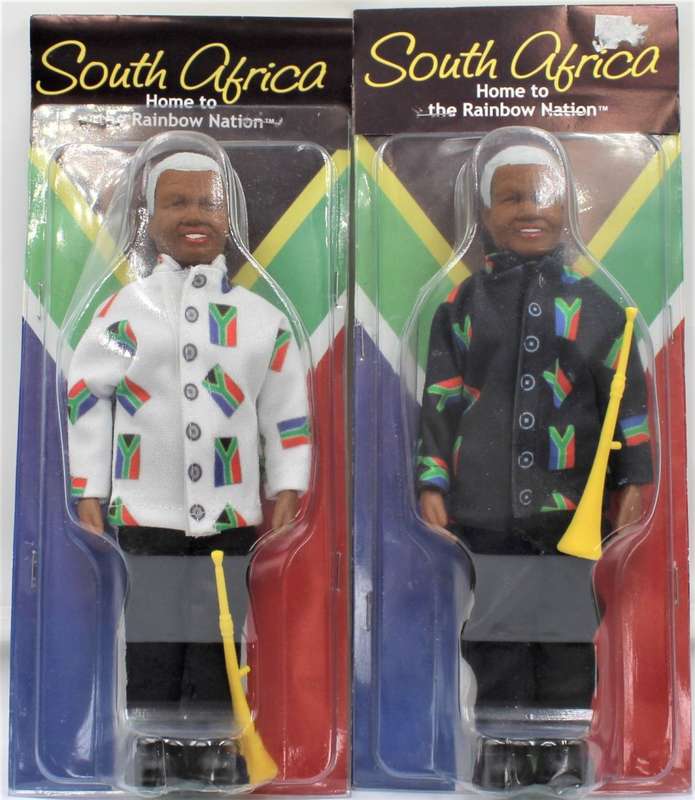2x Very Collectable Nelson Mandela "Madiba" Figures - Mint in Package