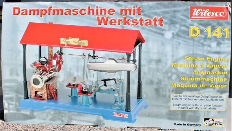 Wilesco D141 Live Steam Engine Workshop - NEW BOXED!