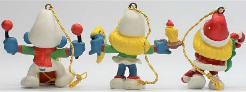 20908, 20909 & 20912 - Drum, Carols Smurfette & Smurfette with Candy Cane - High Value!!