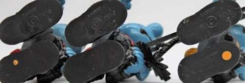 40202 - 3x Cimney Sweep SuperSmurfs - Hand-Painted Originals