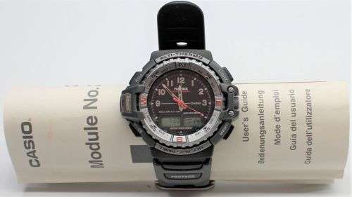 CASIO ProTrek PRT-70 - Twin Sensor Watch - Hardly Used.