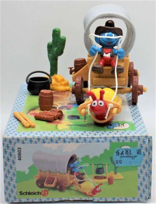 40603 - Smurf - Western Play Set - Boxed