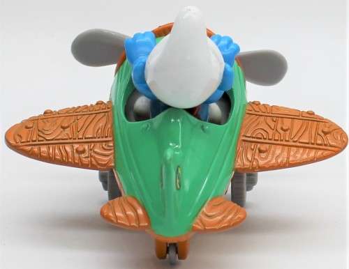 Smurf - Ideal Diecast Smurf Pilot and Plane - Licensed Peyo Product 1996