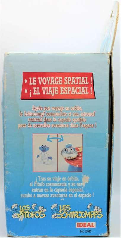 Smurf - Ideal - Rings of Saturn Smurf Toy - Licensed Peyo Product 1996