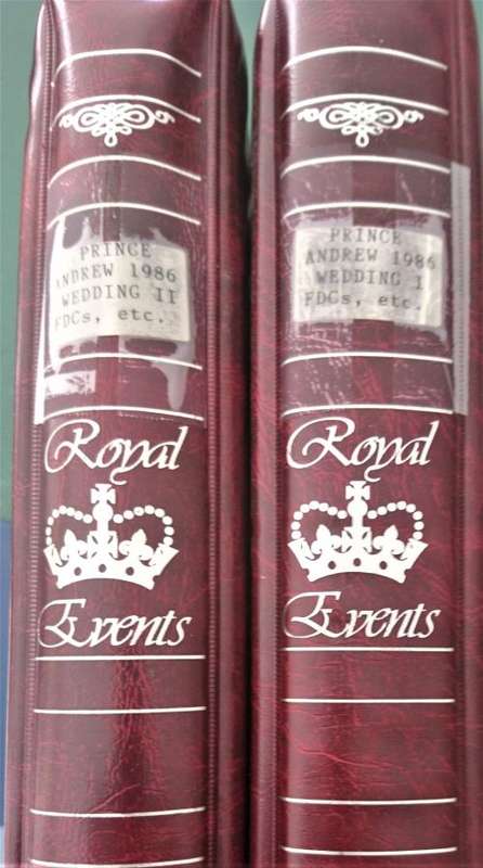 1986 - 2 Royal Events Albums - Wedding of Prince Andrew and Sarah Ferguson - 167 Items!