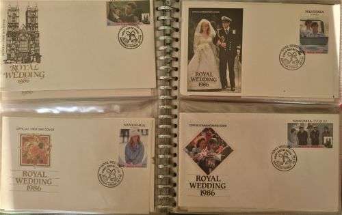 1986 - 2 Royal Events Albums - Wedding of Prince Andrew and Sarah Ferguson - 167 Items!