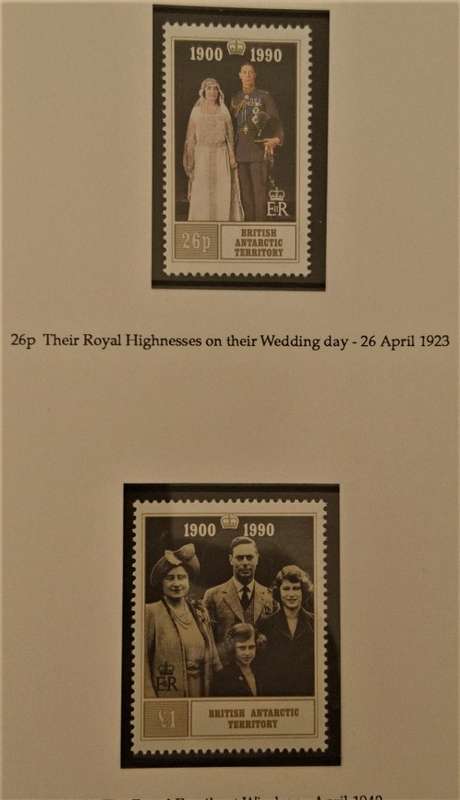 1990 - The Queen`s 90th Birthday Royal Events Album - 33 Stamps and 13 Miniature Sheets