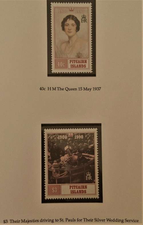 1990 - The Queen`s 90th Birthday Royal Events Album - 33 Stamps and 13 Miniature Sheets