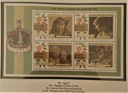 1990 - The Queen`s 90th Birthday Royal Events Album - 33 Stamps and 13 Miniature Sheets