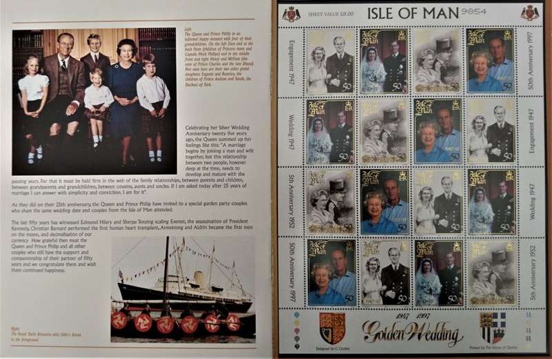 Limited Edition1997 Complete Queen Elizabeth II's Golden Wedding Anniversary Omnibus Album