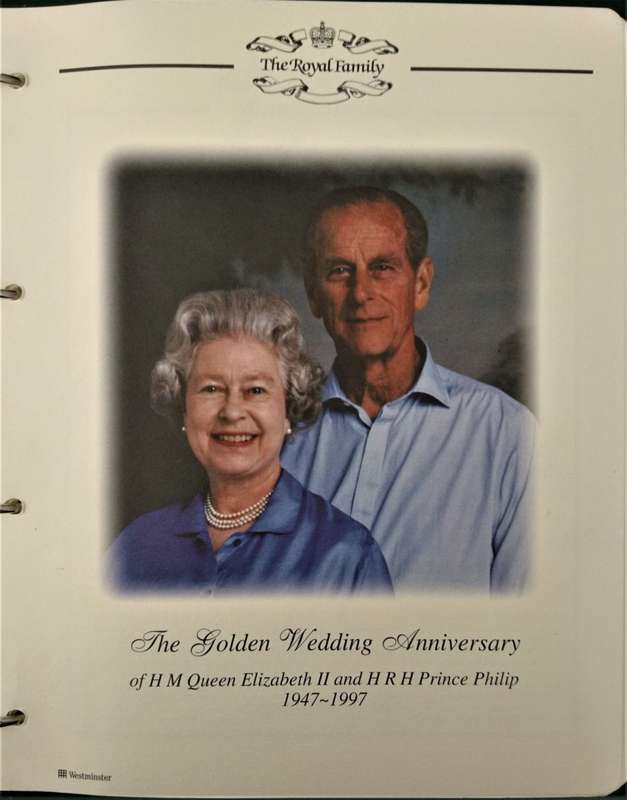 Limited Edition1997 Complete Queen Elizabeth II's Golden Wedding Anniversary Omnibus Album