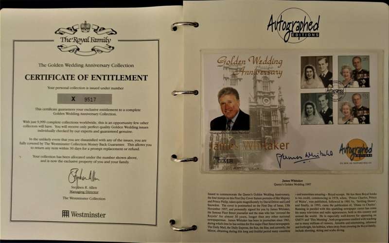 Limited Edition1997 Complete Queen Elizabeth II's Golden Wedding Anniversary Omnibus Album