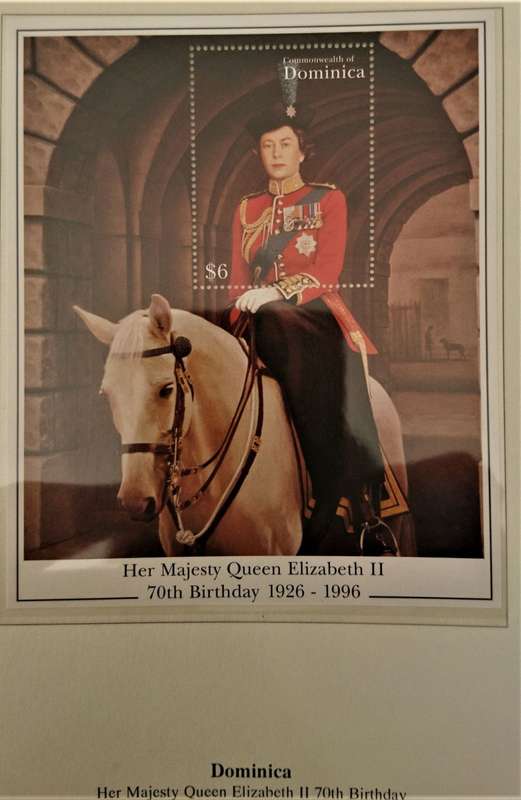 1996 - Queen Elizabeth II 70th Birthday Omnibus Album - Stamps, FDC's MS - Imperfs+ SPECIMEN