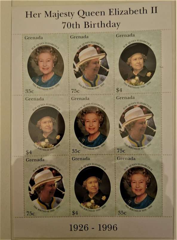 1996 - Queen Elizabeth II 70th Birthday Omnibus Album - Stamps, FDC's MS - Imperfs+ SPECIMEN