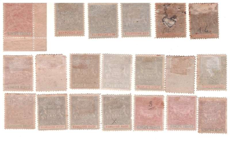 BSAC - 1892-94 20x British South Africa Company Stamps - High Value!